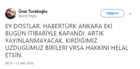 Gazete Habertürk'te deprem! Ankara Eki kapandı, 7 isim işsiz kaldı! (Medyaradar/Özel) - Resim : 2