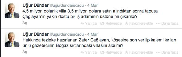 Uğur Dündar'ın villa bombasında flaş gelişme! Villayı bakana satan gazeteci doğruladı!(Medyaradar/Özel) - Resim : 1