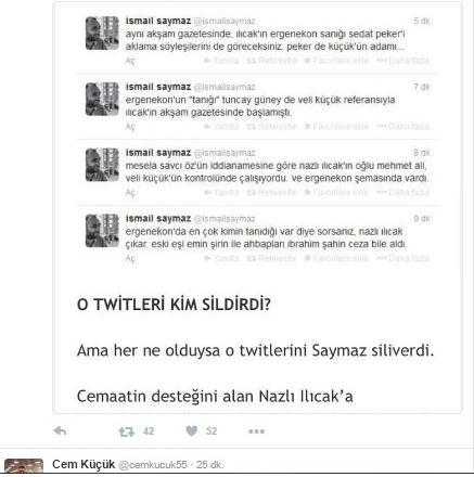 Cem Küçük ile İsmail Saymaz Twitter'de fena kapıştı: Bedelini ödeyeceksin, stajyer bitirim! - Resim : 6