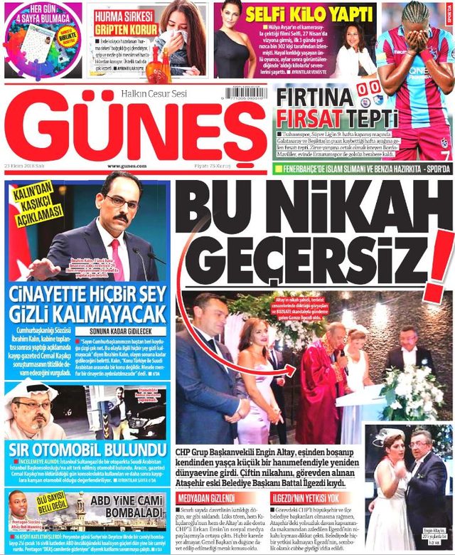 CHP'li Engin Altay evlendi! Güneş Gazetesi'nden flaş iddia: Nikah geçersiz! - Resim : 2