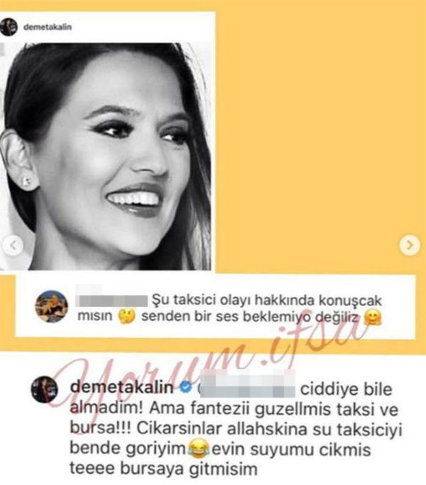 Demet Akalın'dan Bircan Bali'ye 'otel' yanıtı: "Fantezi güzelmiş taksi ve Bursa..." - Resim : 1