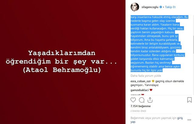 Sıla'dan olay sözler: Korkunç şiddet karşısında... - Resim : 1