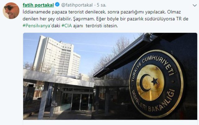 Fatih Portakal'dan dikkat çeken ABD açıklaması! "Olmaz denilen her şey olabilir" - Resim : 1