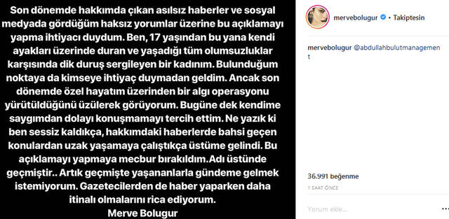 Merve Boluğur sonunda isyan etti 'Ben sessiz kaldıkça...' - Resim : 1