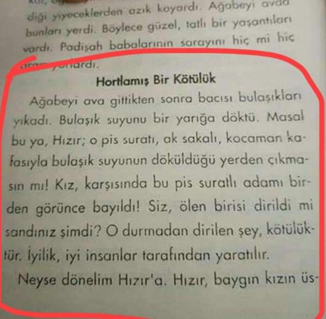 Çocuk kitabında skandal ifadeler! "Baygın kızın ırzını lekeledi, 'karım oldun' dedi!" - Resim : 1