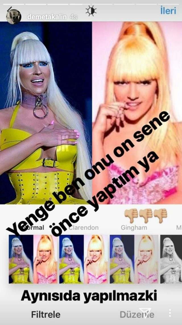 Demet Akalın'dan Jelena Karleusa tepkisi! 'Yenge ben onu 10 sene önce yaptım' - Resim : 1