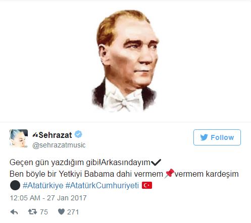 Şehrazat'tan referandum tepkisi: Böyle bir yetkiyi babama dahi vermem! - Resim : 1