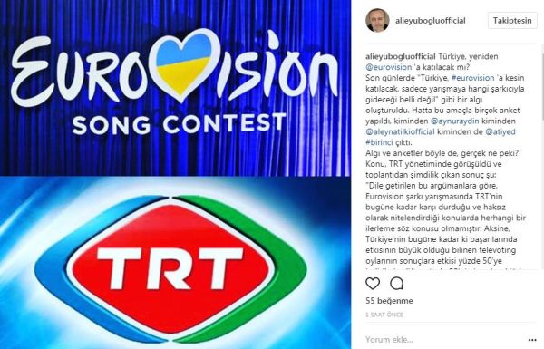 Milliyet yazarı TRT'ye dayandırdı, iddialı konuştu:  Eurovision'u unutun! (Medyaradar/Özel) - Resim : 1