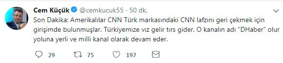 Doğan Medya Grubu'nda neler olacak? Cem Küçük'ten bomba paylaşım... - Resim : 2