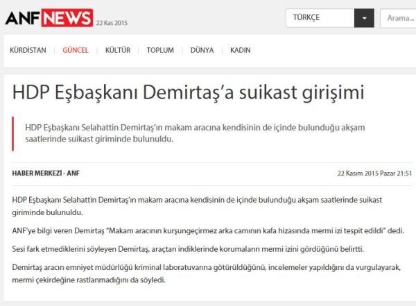 Selahattin Demirtaş'a suikast girişimi! - Resim : 2