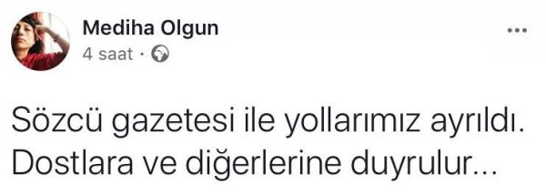 Sözcü Gazetesi'nden sürpriz ayrılık! Hangi deneyimli isim veda etti? (Medyaradar/Özel) - Resim : 1