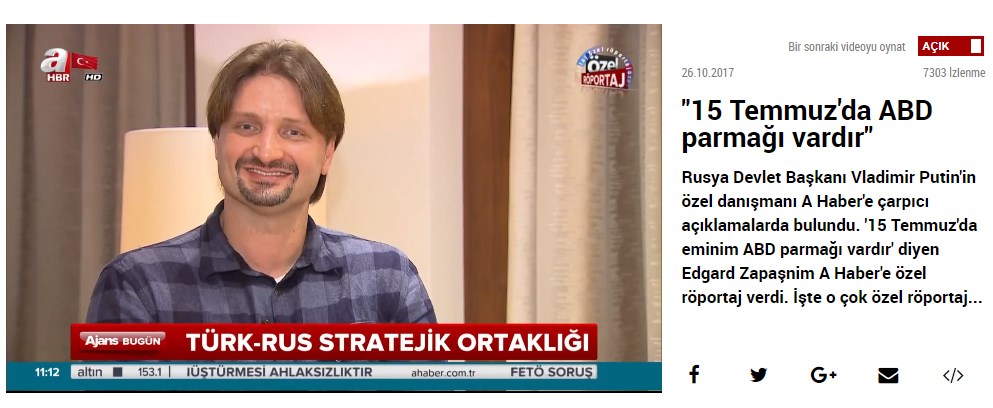 "A Haber, hayvan terbiyecisini Putin'in danışmanı diye sundu, S-400 füzelerini sordu!" - Resim : 3