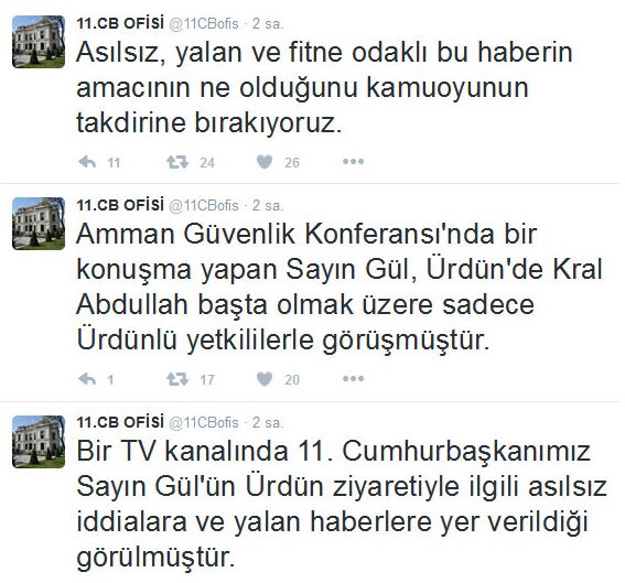 Abdullah Gül'den Akit TV'ye sert tepki: Haber yalan ve fitne odaklı! - Resim : 1