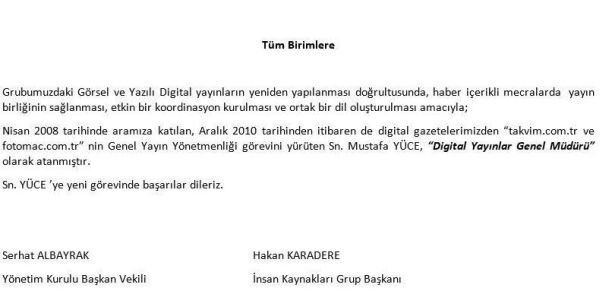 Turkuvaz Medya'da üst düzey atama! Dijital Yayınlar Genel Müdürü kim oldu? (Medyaradar/Özel) - Resim : 1