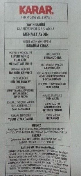 Karar gazetesi bugün ilk sayısıyla çıktı - Resim : 4