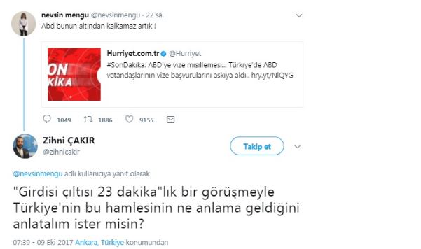 AvazTürk yöneticisinden Nevşin Mengü'ye skandal tweet: Girdisi çıktısı... - Resim : 1