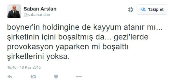 Boyner Holding, 'kayyım'la tehdit eden Sabah'ın Haber Koordinatörü'ne dava açıyor - Resim : 1