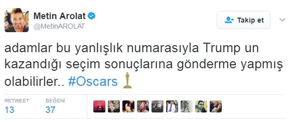 Oscar törenlerindeki “zarf hatası” Twitter’a damga vurdu! - Resim : 5