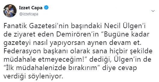 O Genel Yayın Yönetmeni'nden Demirören'e: "İlk müdahalenizde bırakırım!" - Resim : 1