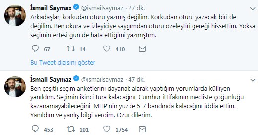 Devlet Bahçeli'nin ilanına tepki göstermişti! İsmail Saymaz özür diledi! - Resim : 1