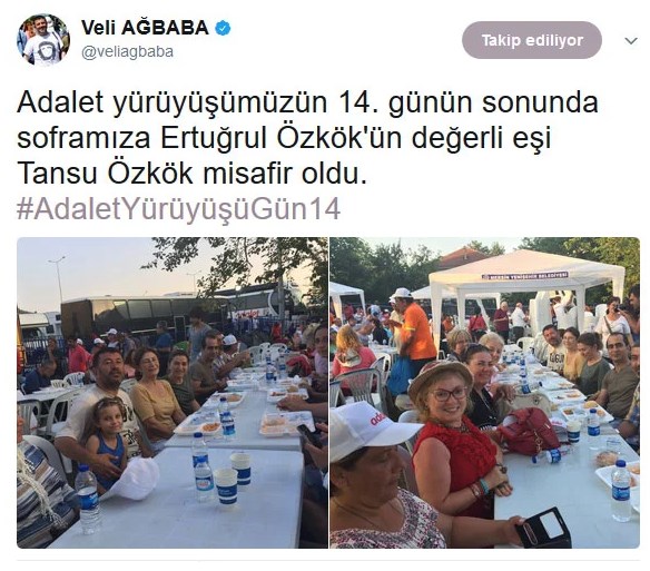 Adalet Yürüyüşü’nde sürpriz misafir: Ertuğrul Özkök bu işe ne diyecek? - Resim : 1