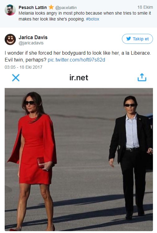 Melania Trump'la ilgili olay iddia! Dublör mü kullanıyor? - Resim : 2