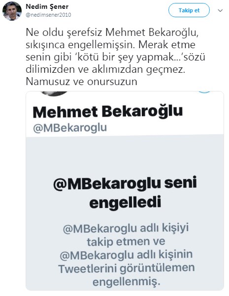 Papaz Brunson kavgası Twitter'da patladı! Nedim Şener ile Mehmet Bekaroğlu kapıştı! - Resim : 9