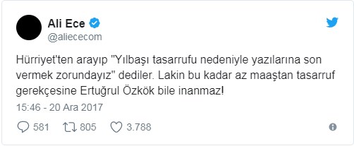 Hürriyet'te tenkisat için düğmeye basıldı! Hangi yazarla yollar ayrıldı? (Medyaradar/Özel) - Resim : 1