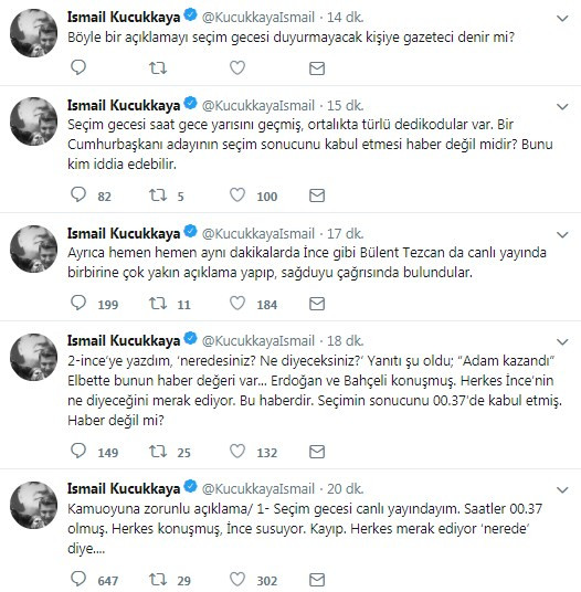 İsmail Küçükkaya'dan İnce'ye jet yanıt: Kabahati şimdi niye başkasında arıyorsun? (Medyaradar/Özel) - Resim : 2