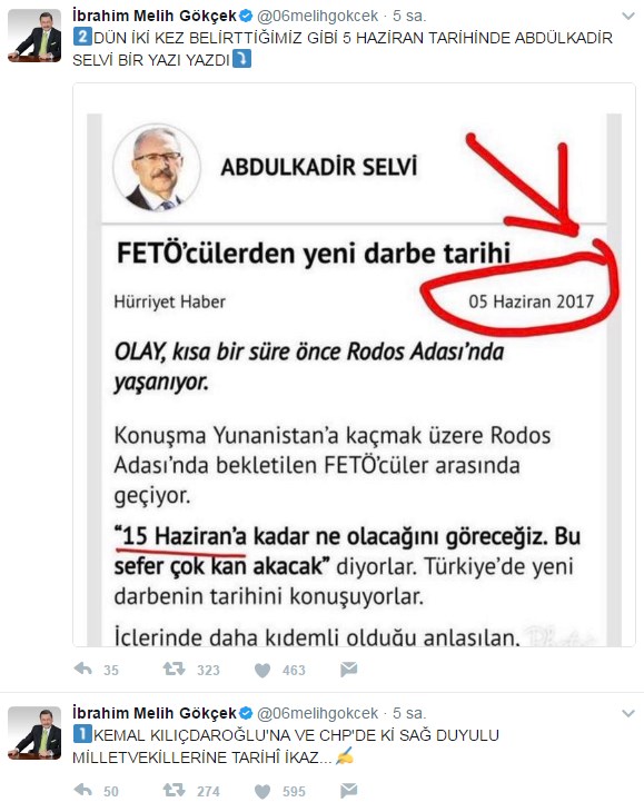 Gökçek'ten 'Adalet Yürüyüşü' iddiası: İkinci darbe kalkışması... - Resim : 3