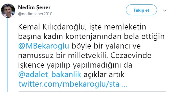 Papaz Brunson kavgası Twitter'da patladı! Nedim Şener ile Mehmet Bekaroğlu kapıştı! - Resim : 7