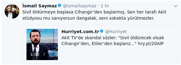 Nevşin Mengü ve İsmail Saymaz’dan Akit sunucusuna sert tepki: Dangalak, seni sokakta yürütmezler! - Resim : 2