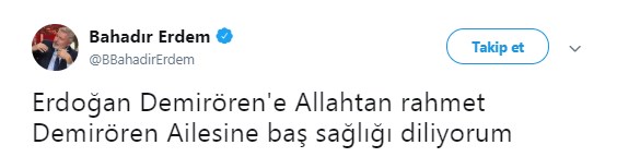 Erdoğan Demirören’in ölümü sosyal medyada gündem oldu: “Değmez efendiler değmez” - Resim : 3