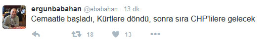 Kılıçdaroğlu'na saldırı sonrası Ergun Babahan'dan skandal tweet: Bu daha başlangıç! - Resim : 3