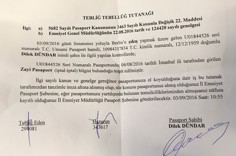 Dilek Dündar'a şok! Pasaportuna el kondu, yurt dışına çıkış yasağı getirildi! - Resim : 1