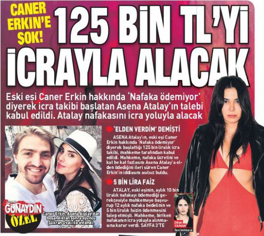 Sabah Gazetesi'nde "Caner-Asena" skandalı! 5 ay arayla atılan manşetler ‘pes’ dedirtti! (Medyaradar/Özel) - Resim : 2