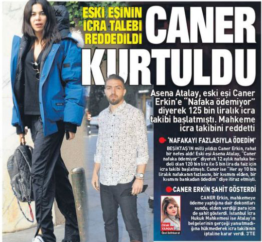 Sabah Gazetesi'nde "Caner-Asena" skandalı! 5 ay arayla atılan manşetler ‘pes’ dedirtti! (Medyaradar/Özel) - Resim : 1