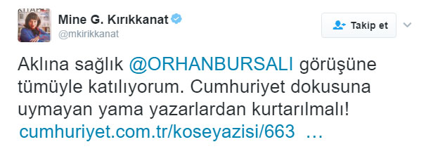 Cumhuriyet'te Nuray Mert kavgası büyüyor: Gıdım gururu varsa istifa etsin! - Resim : 2