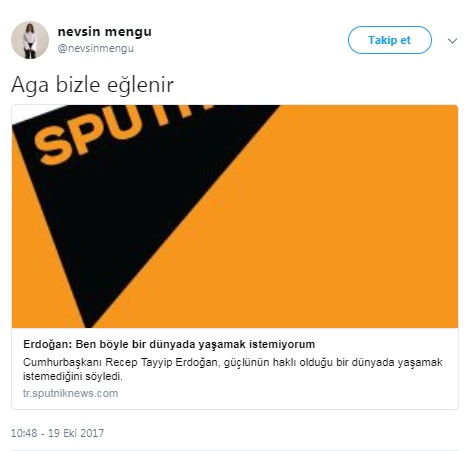 Nevşin Mengü'den ilginç yorum! “Aga bizle eğlenir” - Resim : 1