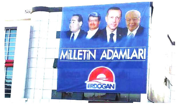 AK Parti'nin o pankartı Milli Görüş'ü çıldırttı! - Resim : 1