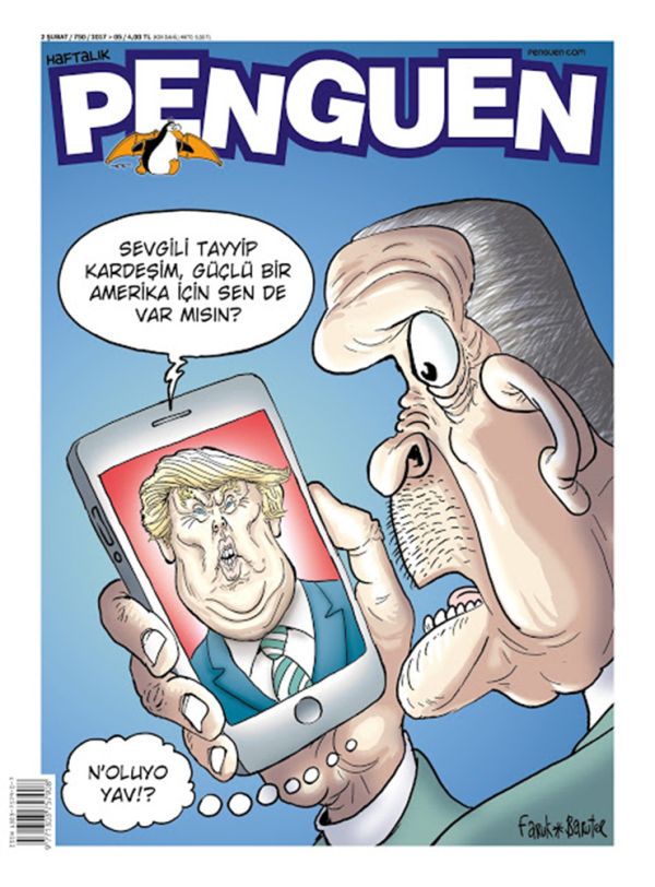 Penguen, ‘Evet’ zinciri’ne Trump’ı da kattı, Erdoğan çok şaşırdı: N'oluyo yav - Resim : 1