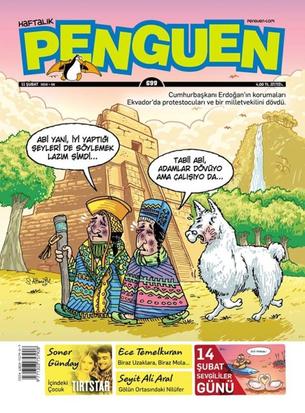 Penguen'in kapağında 'Ekvador dayağı': Adamlar dövüyor ama çalışıyor da - Resim : 1