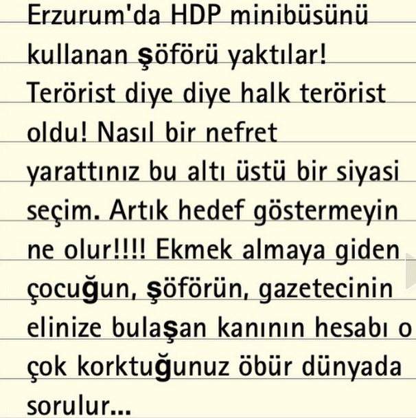 Beren Saat'i isyan ettiren olay: Nasıl bir nefret yarattınız? - Resim : 2