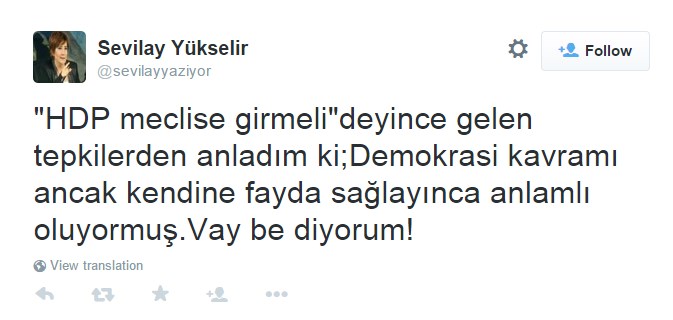 Sevilay Yükselir takipçilerini şaşırttı: "Yaşasın halkların kardeşliği, HDP barajı geçmeli" - Resim : 2