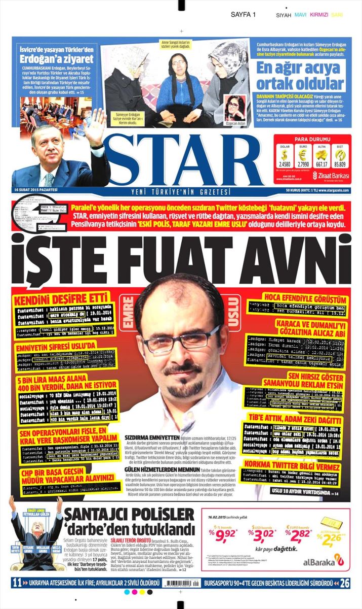 Star,Akşam ve Güneş'ten  'Fuat Avni belirlendi' iddiası - Resim : 3