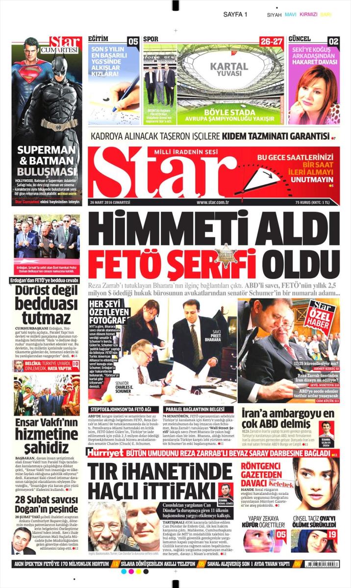 Star, Zarrab'ı tutuklatan savcıyı 'paralel' ilan etti! "Himmeti aldı, FETÖ şerifi oldu!" - Resim : 1