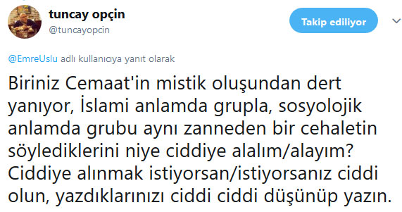 FETÖ firarisi gazeteciler Twitter'da birbirine girdi! "Tuncay saçmalamayı bırak!" - Resim : 3