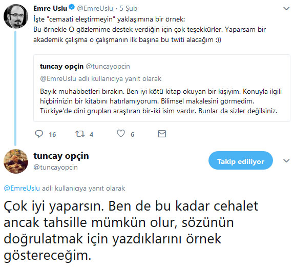 FETÖ firarisi gazeteciler Twitter'da birbirine girdi! "Tuncay saçmalamayı bırak!" - Resim : 4