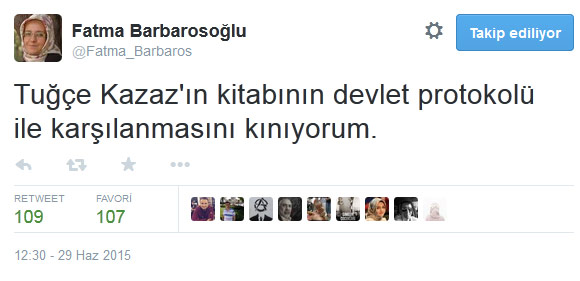 Yeni Şafak yazarı Erdoğan-Tuğçe Kazaz buluşmasına kızdı: Kınıyorum - Resim : 1