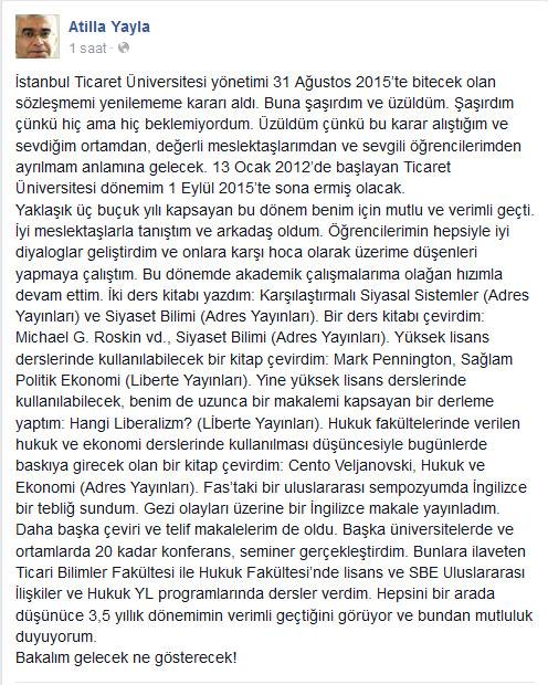 AK Parti'yi eleştirdi, işinden oldu! Yeni Şafak yazarı kovuldu! - Resim : 1